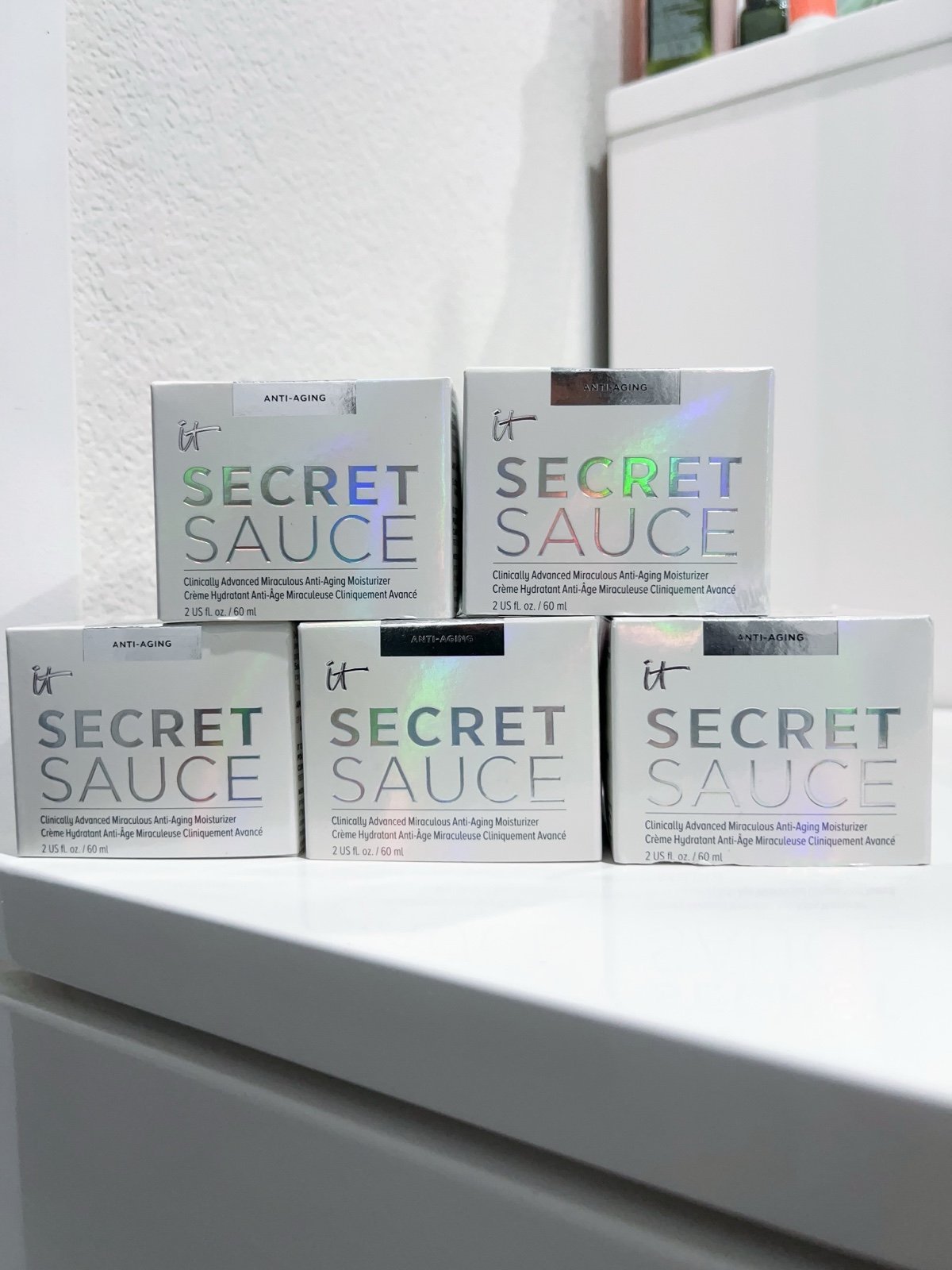 5PCS It Cosmetics SECRET SAUCE ANTI-AGING MOISTURIZER 50ml*5