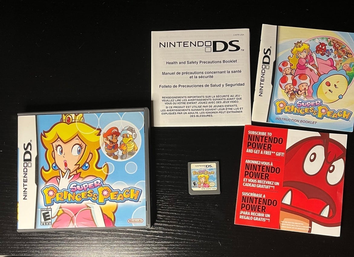 Super Princess Peach (Nintendo DS, 2006) CIB