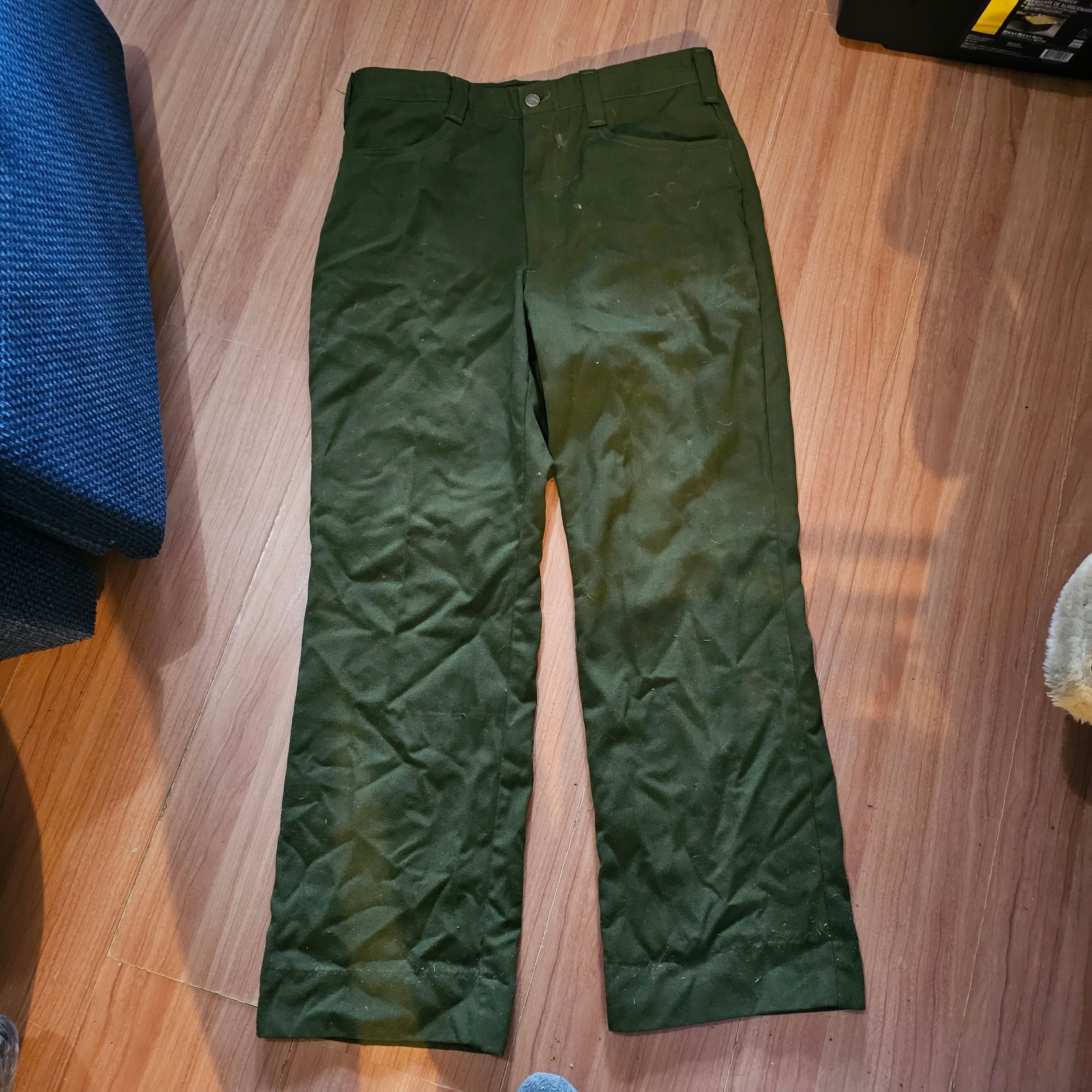 FSS Pants Mens 34x30 Green Flame Resistant FR Cargo Firefighting Workwear Work