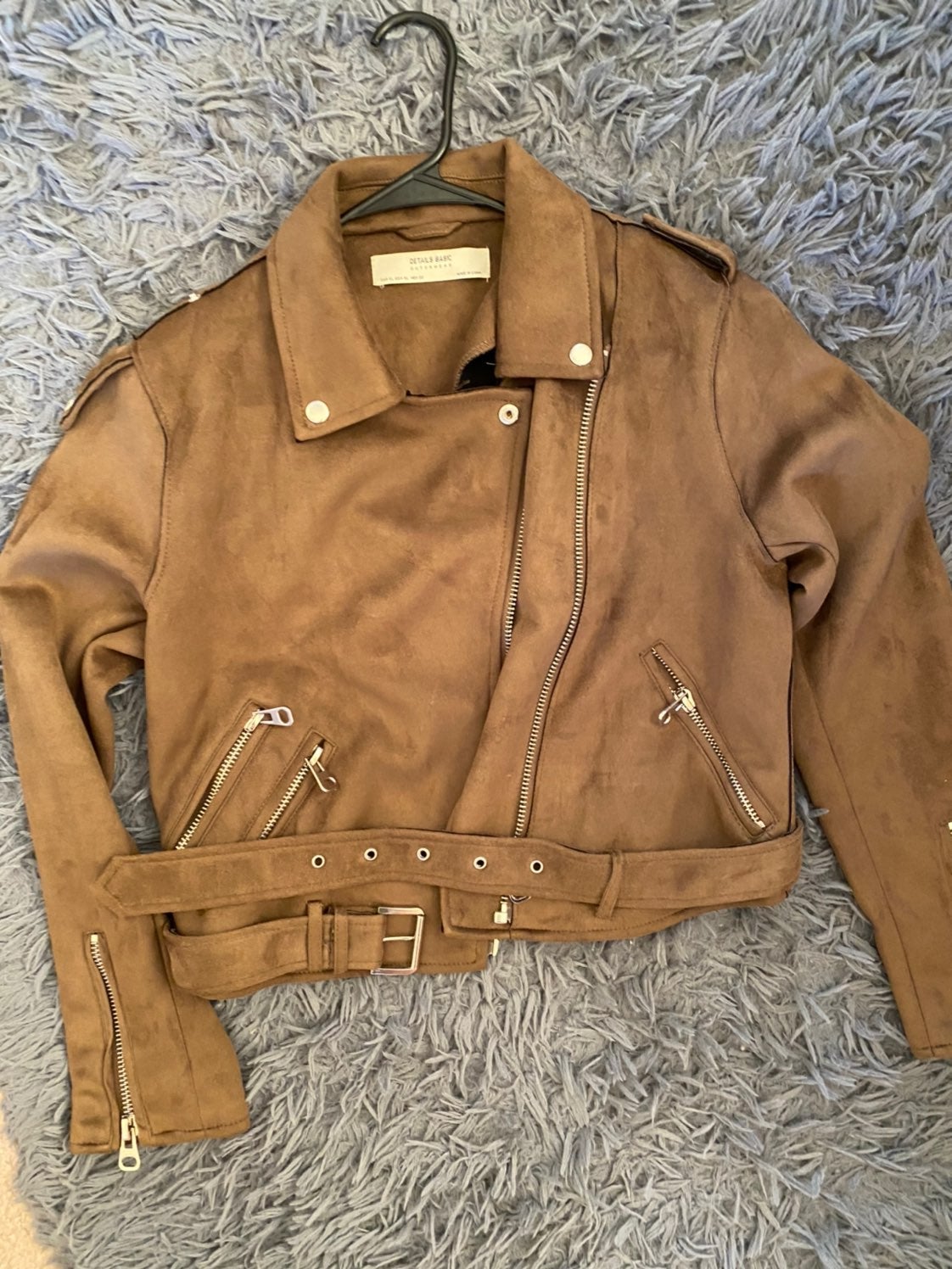 Faux Suede Jacket