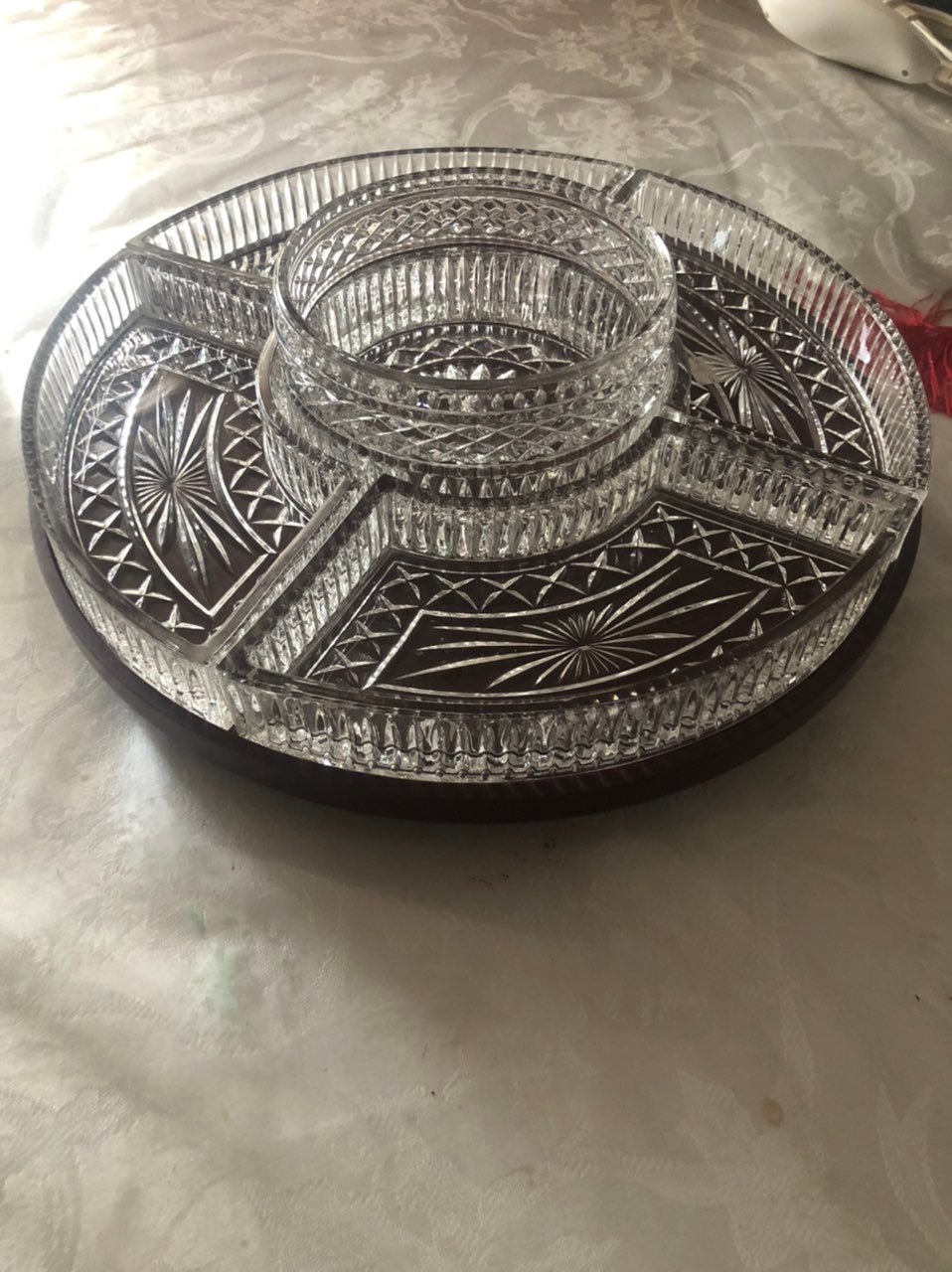 Crystal lazy Susan