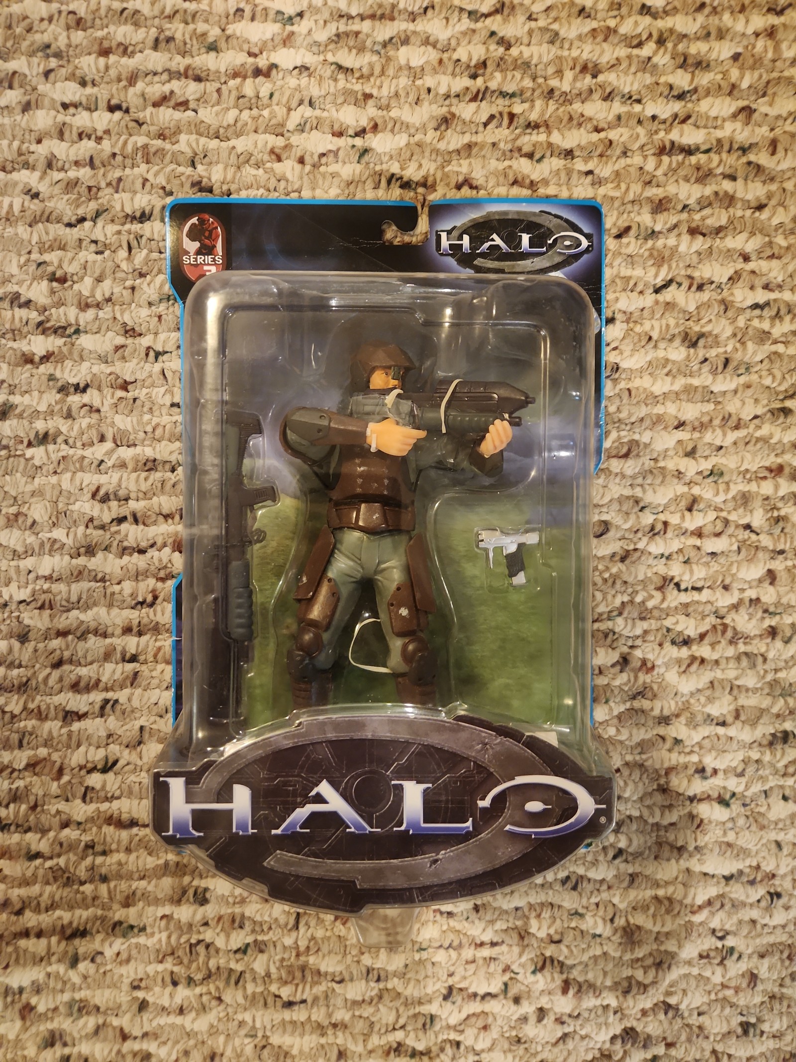 Halo Joyride Series 3 UNSC Marine Helmet Shotgun Action Figure New NIB