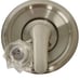 1-Handle Valve Trim Kit in Brushed Nickel Shower Faucets