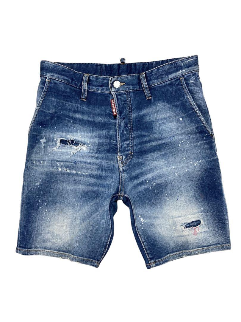 DSQUARED2 Dsquared2 Half Pants Shorts Paint Processing
