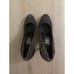 Salvatore Ferragamo Womens Gray Suede Croc Embossed Snake Pump Heel 8.5M