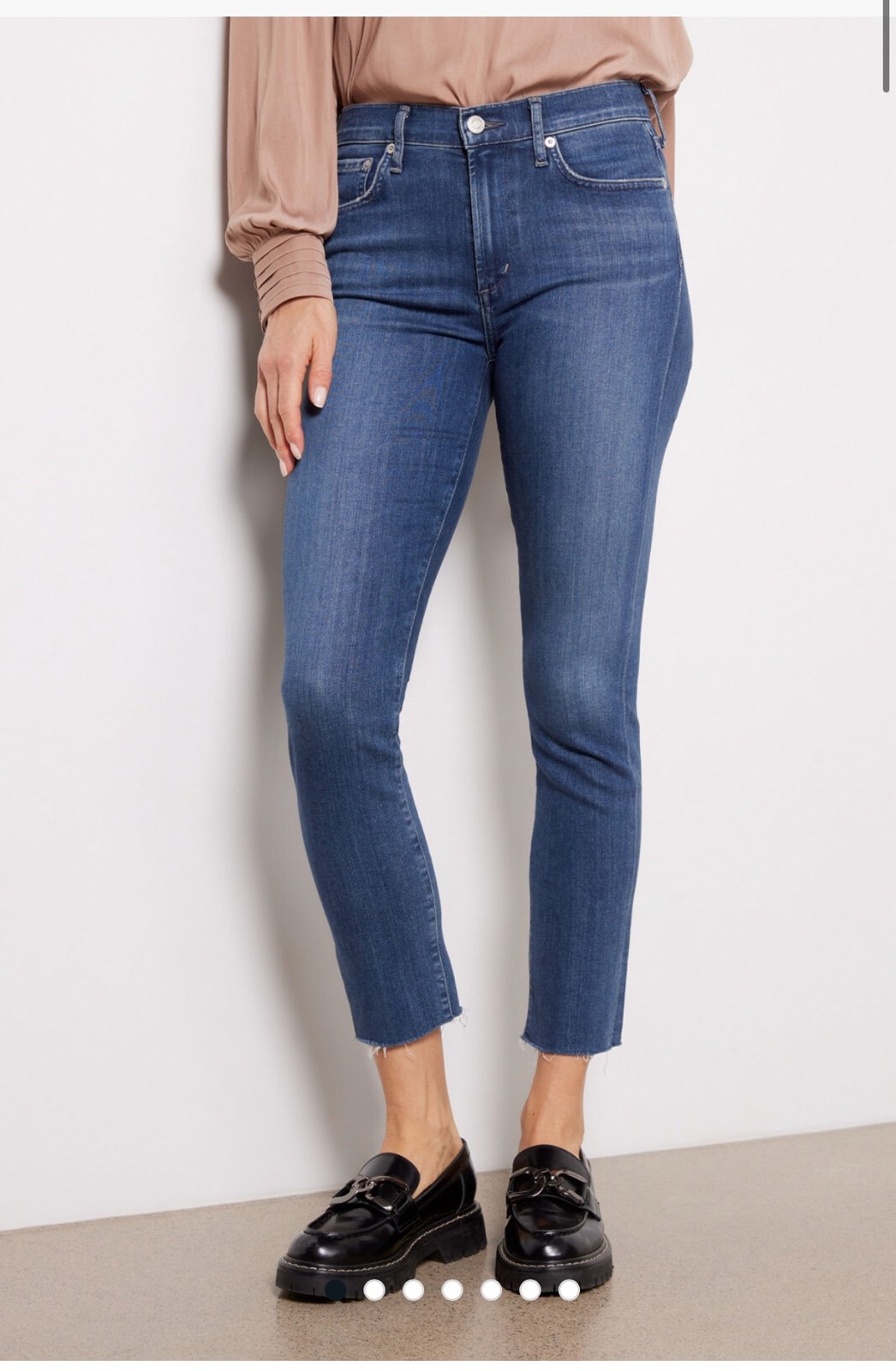 AGOLDE Sophie Crop Jeans in Claremont Wash Size 27