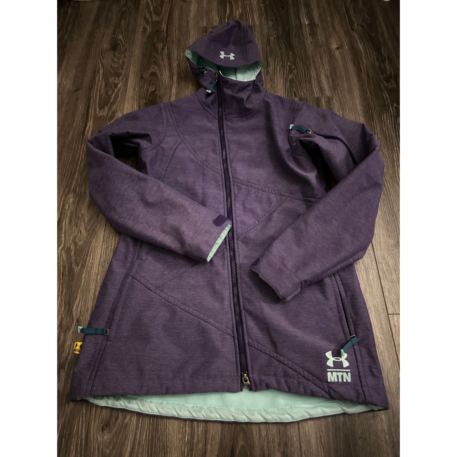 Under Armour Mtn Mountain Womens Purple Ski Jacket Coat Size M