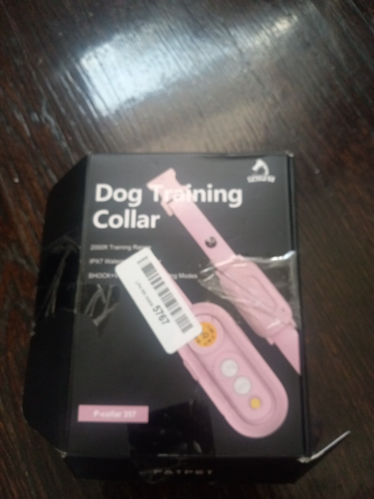 Dog Training Collar 2000ft Training Range Waterproof Reciever Patpet Color Pink
