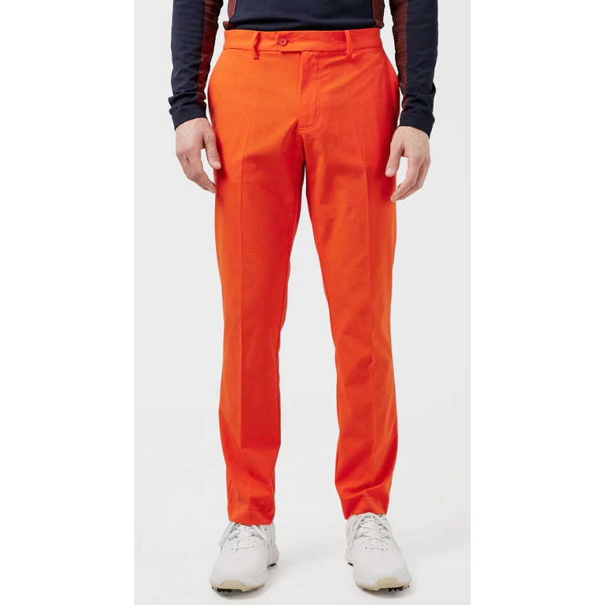 NWT J.Lindeberg Mens Vent Golf Pant, 30x32, Tangerine Tango, SOLD OUT!