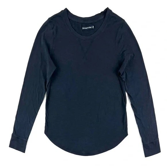 Abercrombie & Fitch Navy Long Sleeve Legging Tee