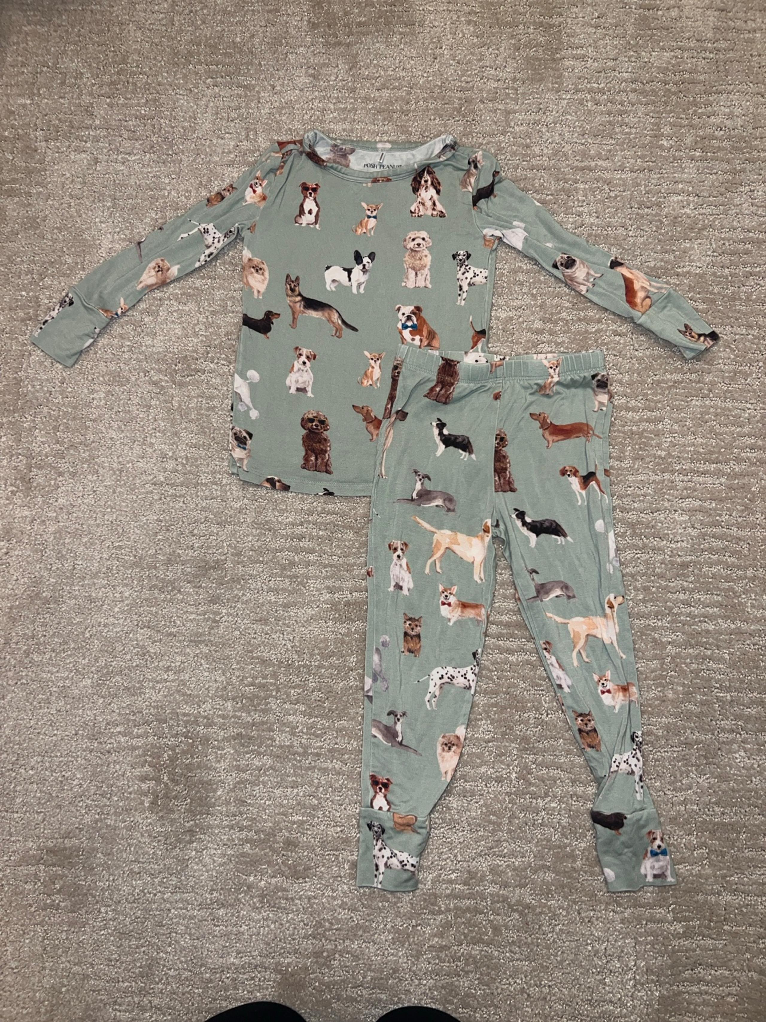 puppy dog pajama set - Posh peanut
