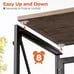 Folding Desk Small Foldable Desk 31.5 Inch For Small Space Computer Table
