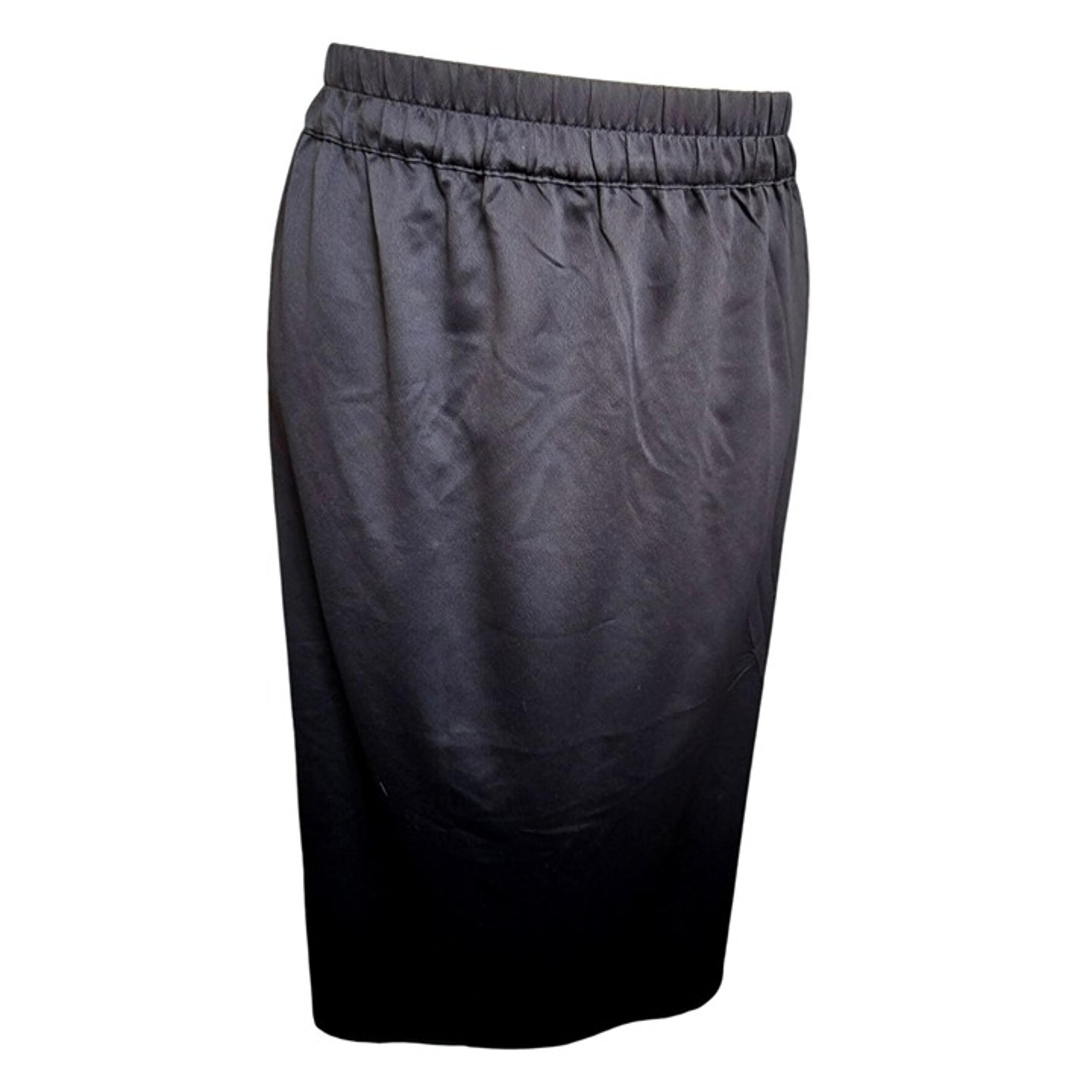 Gap Womens Black XL Elastic Waist Pencil Skirt Polyester Blend