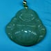 Burmese icy type A jadeite jade pendant.