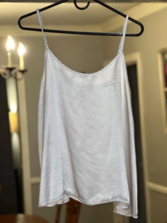 PJ Harlow Daisy Satin Cami with Braided Straps