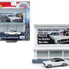 1967 Buick GS 400 White with Buick City Billboard Johnny Lightning 50th Anniv