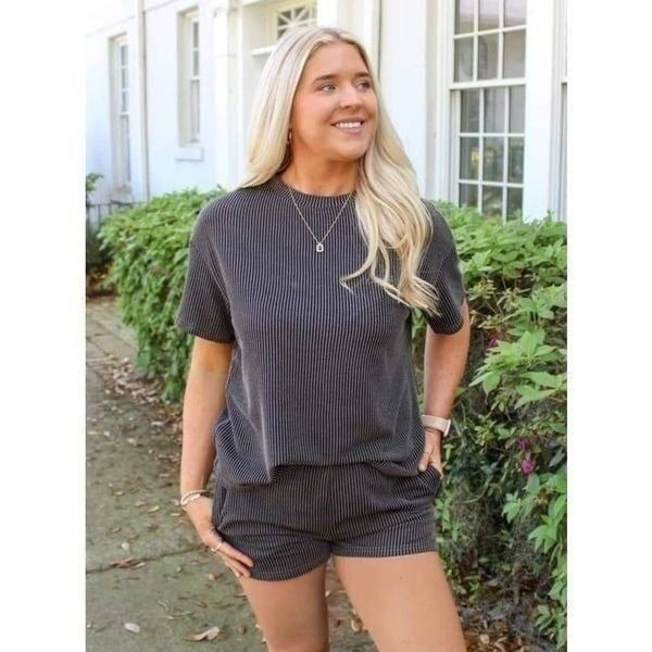 Gray 2pc Set with pockets