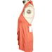 ELLA MOSS wrap crisscross casual coral halter top low back orange blouse S NEW