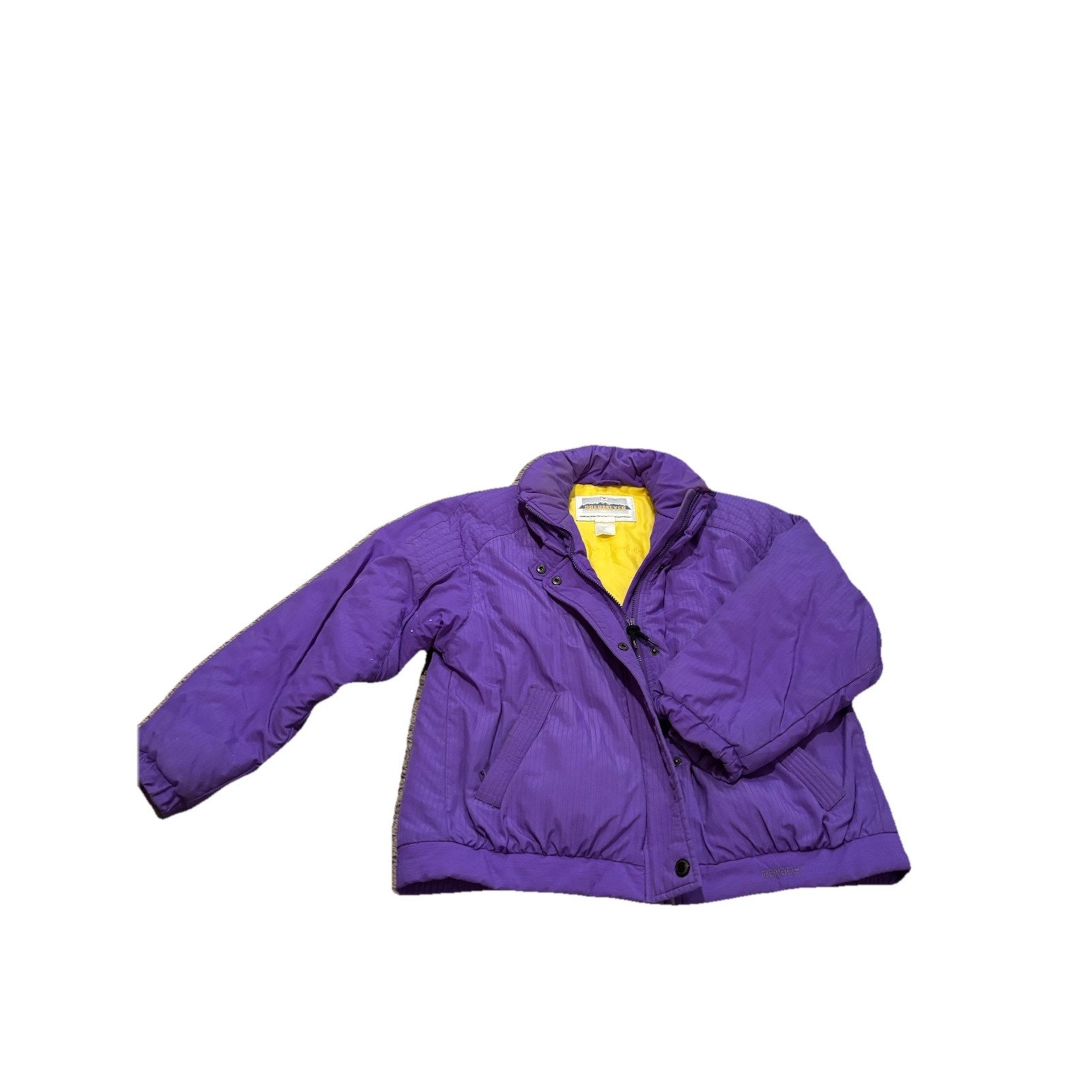 Obermeyer 80s Vintage Parallel Purple Insulated Ski Jacket Women size 8 GUC