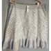 Anthropologie Dolan Left Coast Zebra Ruffled Knit Mini Skirt NWT SZ 1X