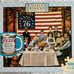 NEW Charles Wysocki And The Thankful Ate A Hearty Meal 1000 Pc Puzzle MB NEW