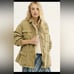Free People Women's Seize The Day Military Button Down Jacket Army Green Size M