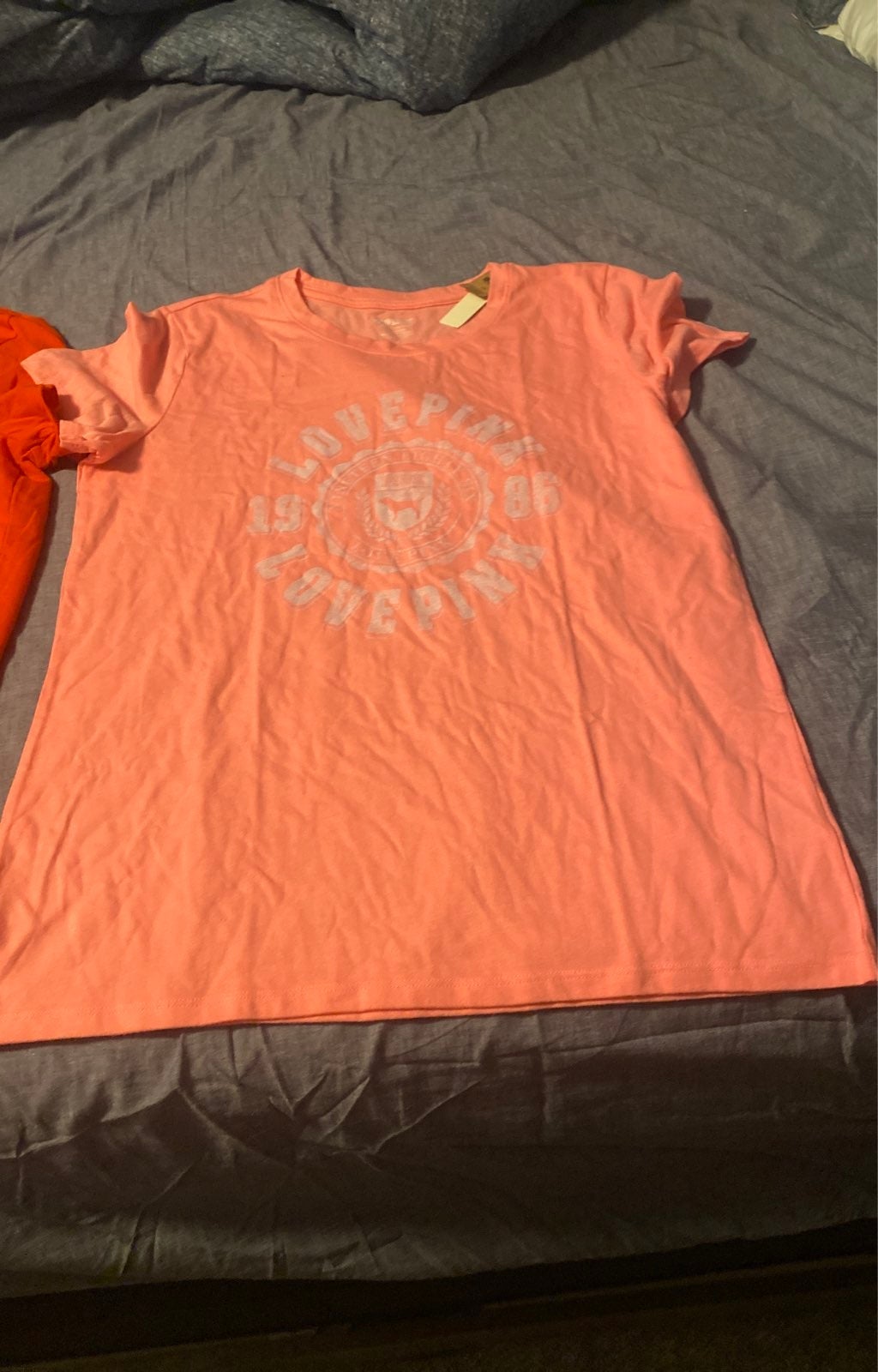 4 pink short sleeve shirts bundle