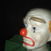 Musical porcelain clown doll