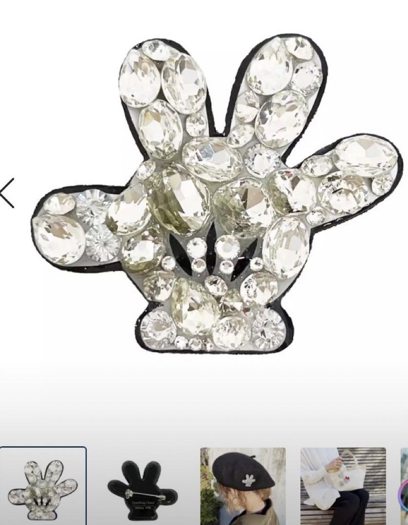 Disney Store Mickey Hand Visual Brooch