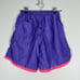 Vintage Umbro Spellout Nylon Athletic Soccer Short Drawstring Stretch Purple USA