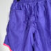 Vintage Umbro Spellout Nylon Athletic Soccer Short Drawstring Stretch Purple USA