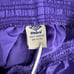 Vintage Umbro Spellout Nylon Athletic Soccer Short Drawstring Stretch Purple USA