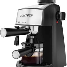 SOWTECH Espresso Machine, 3.5 Bar 4 Cup Steamer Coffee Maker Cappuccino Machine