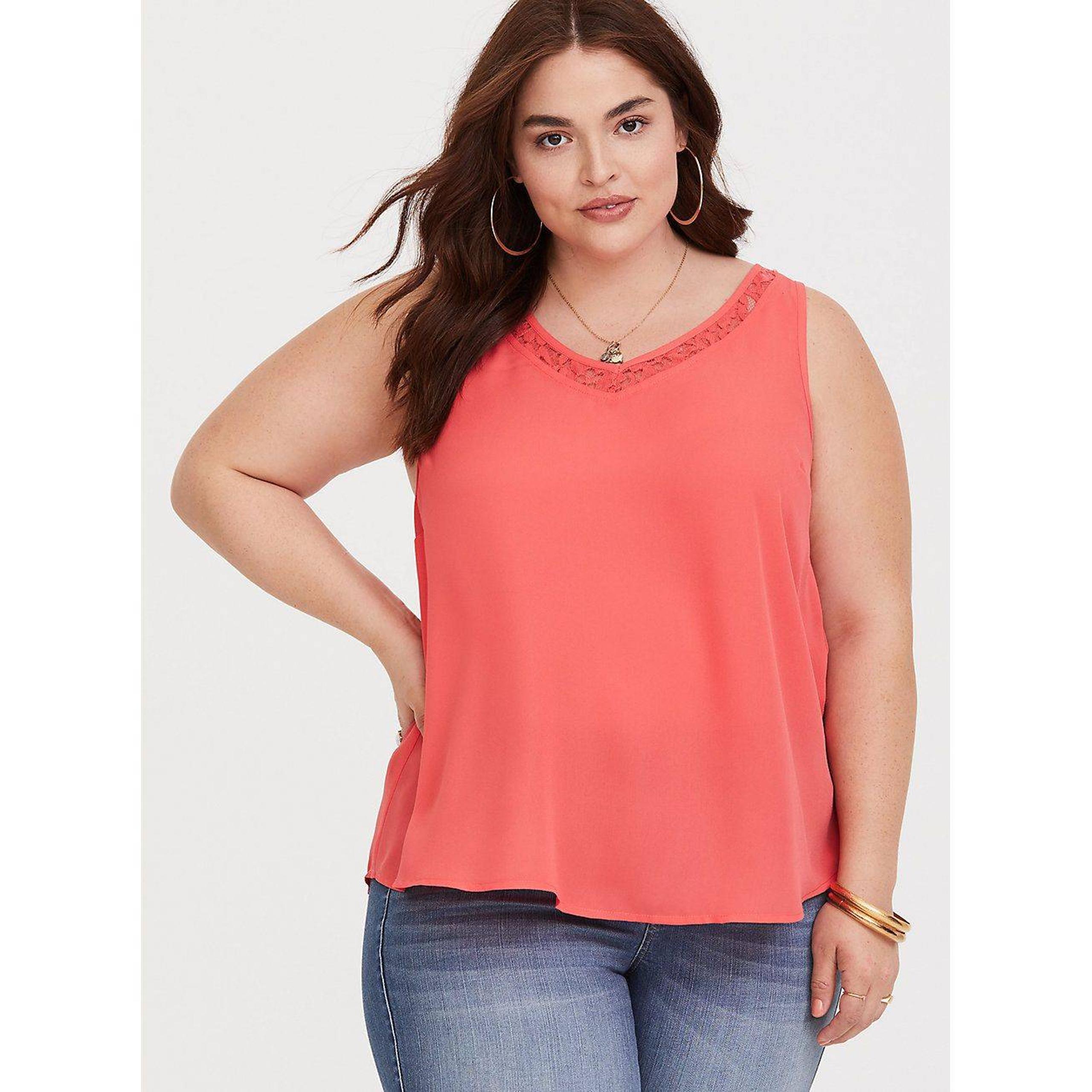 NWT Torrid Sheer Lace Tank Top Size 3X