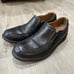 Clarks Black Leather Slip On Loafers