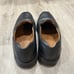 Clarks Black Leather Slip On Loafers