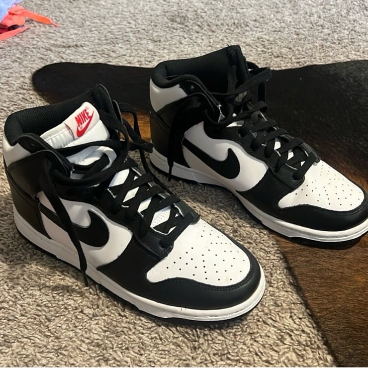 Nike High Top Pandas