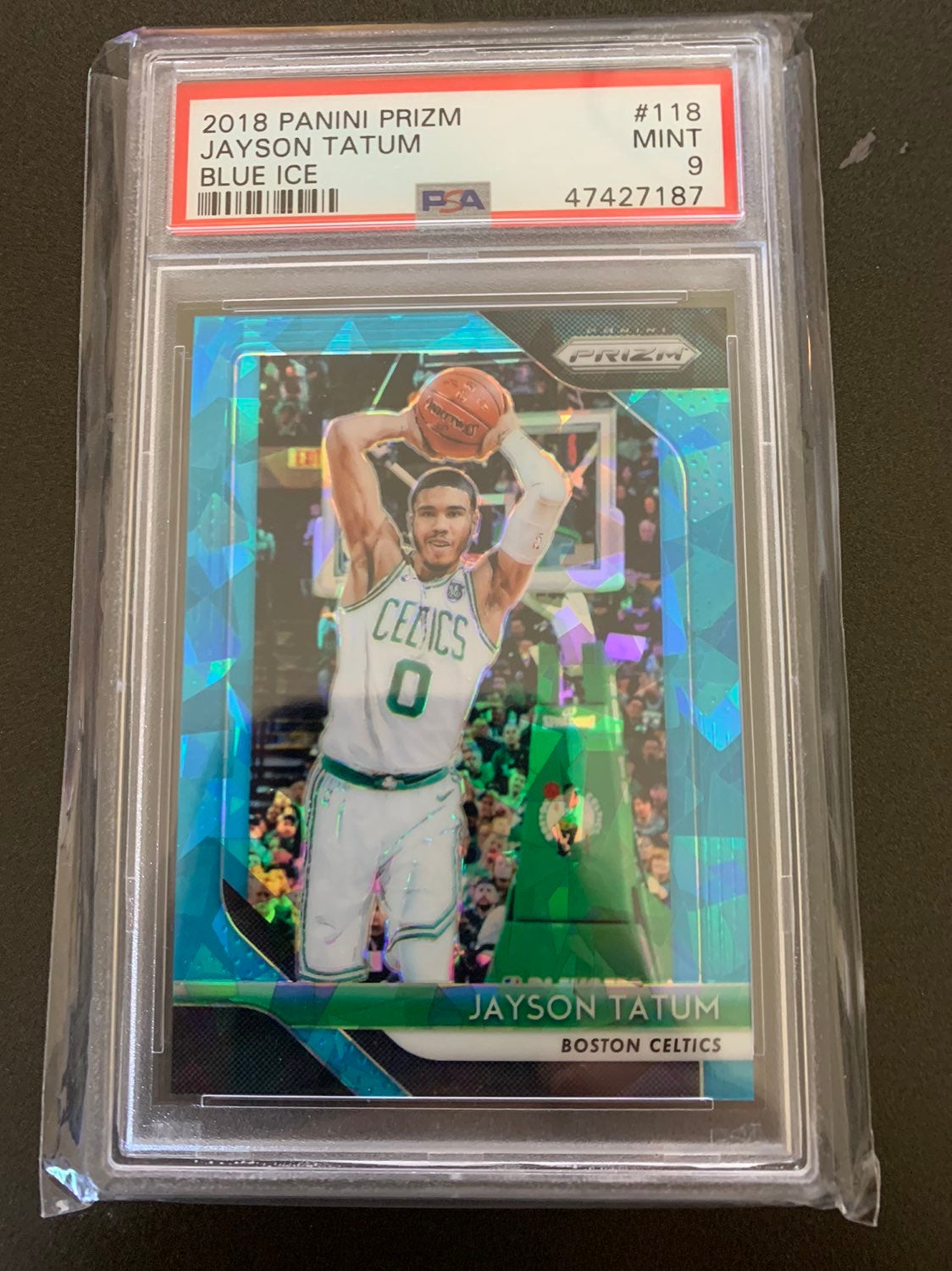 2018 Jason Tatum Blue Ice Prizm 26/99