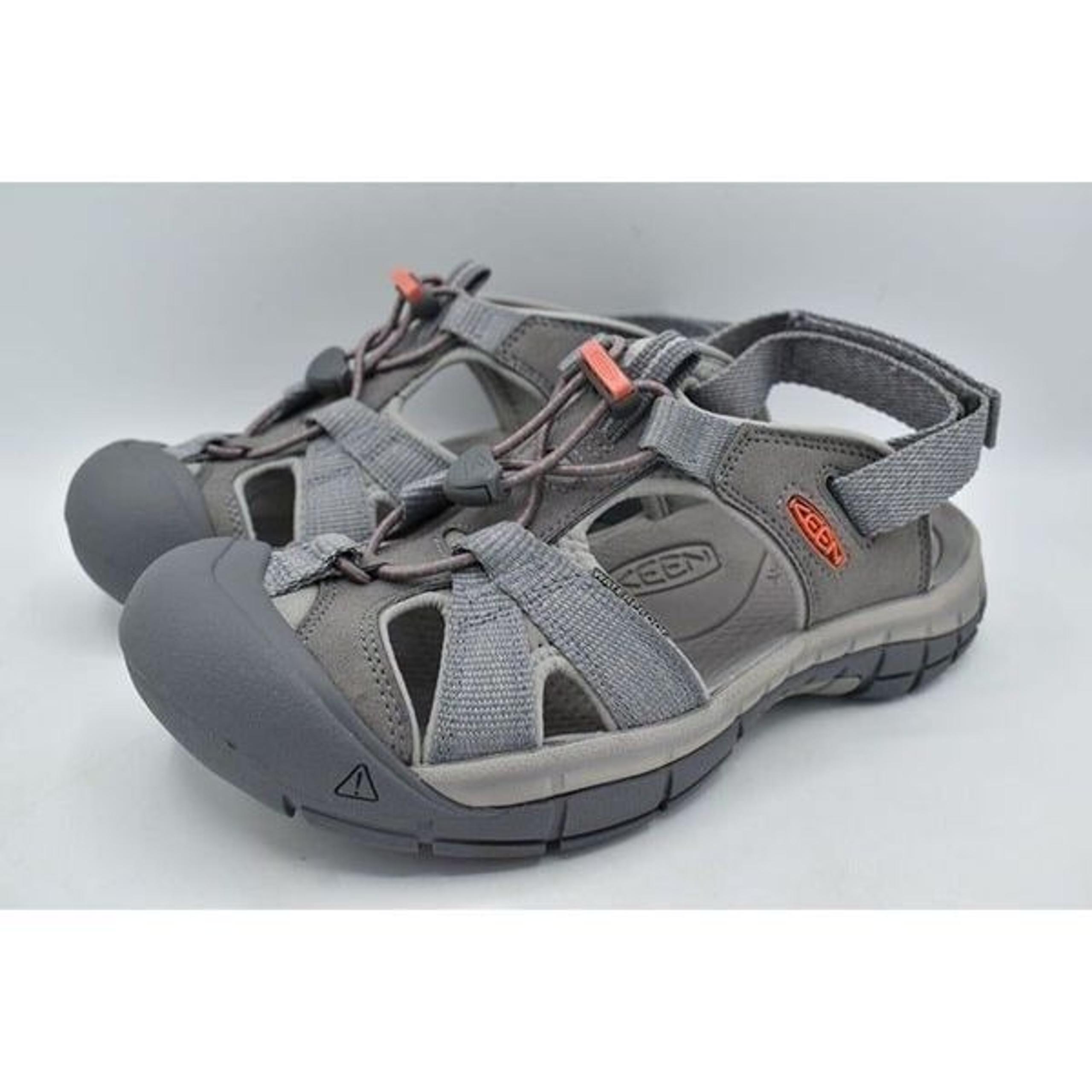 Keen Womens Size 10.5 Ravine H2 Steel Grey Coral Sport Sandals Shoes 20016
