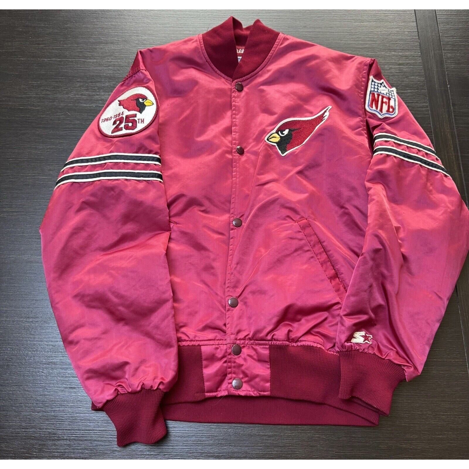 Vintage St Louis Football/Arizona Cardinals Starter Jacket Size L, Team Issued!!