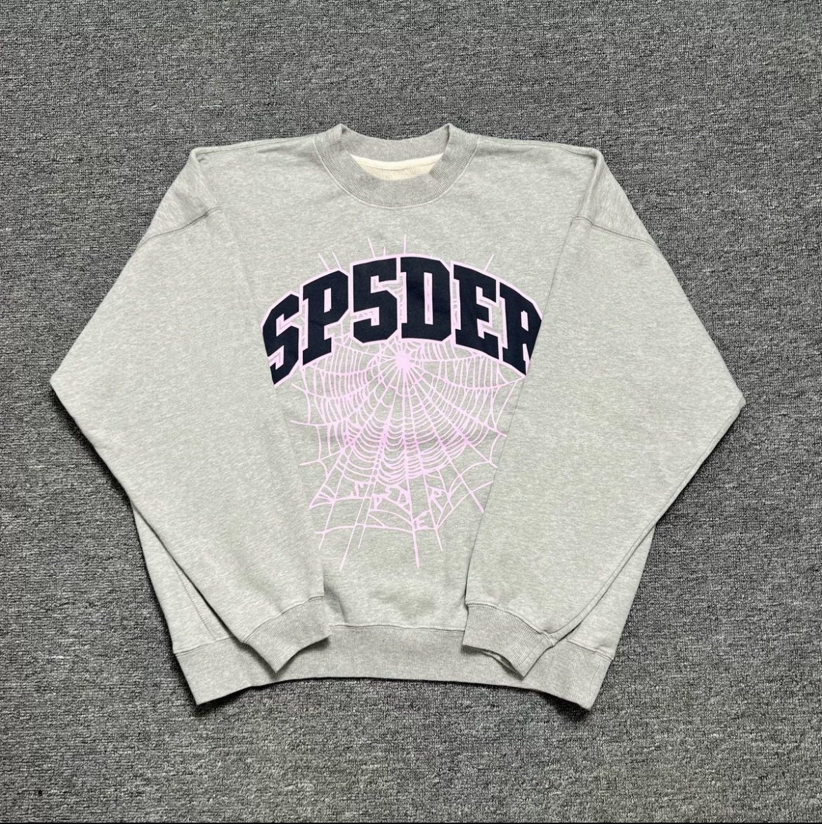 SP5DER Varsity Web Crewneck