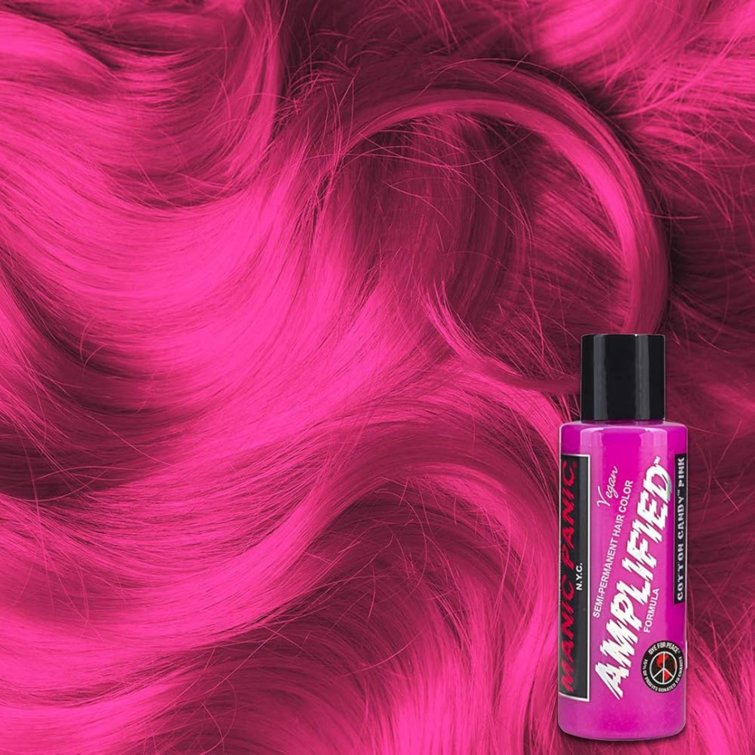 Manic Panic Amplified Semi Permanent Hair Color, Cotton Candy Pink, Size 4oz NWT