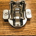 DTC Q45HC Cabinet Hinge 1-1/4 inch Overlay Face Frame 105 Degree 6-Ways 3 Cam