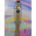 Vintage ESQ Movado Esquire Water Resistant Swiss Womens Sports Watch Yellow Face