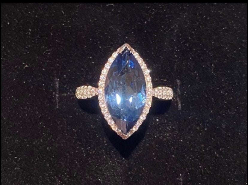 Iolite Ring 925