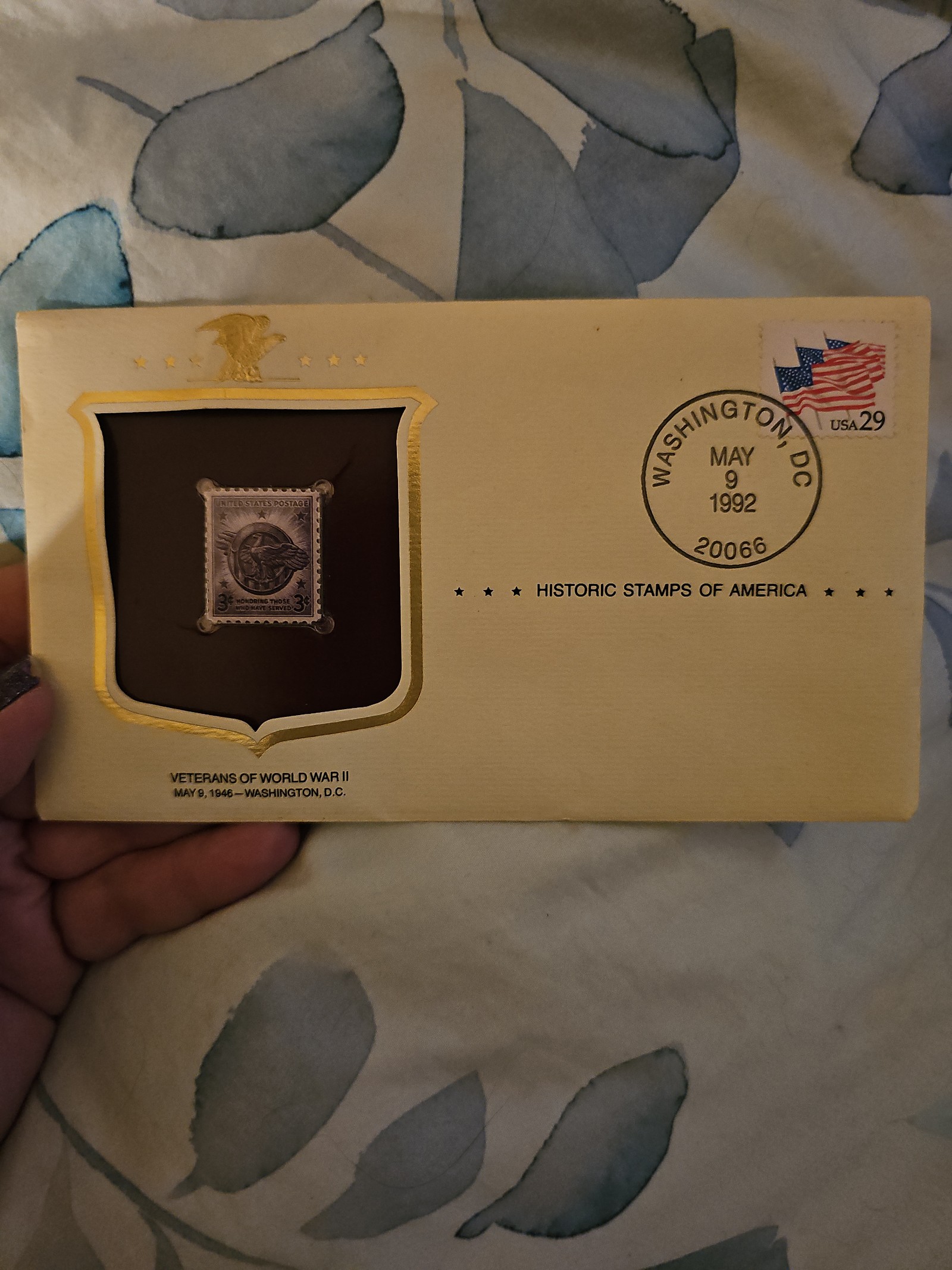 3-cent Veterans of WW2 stamp