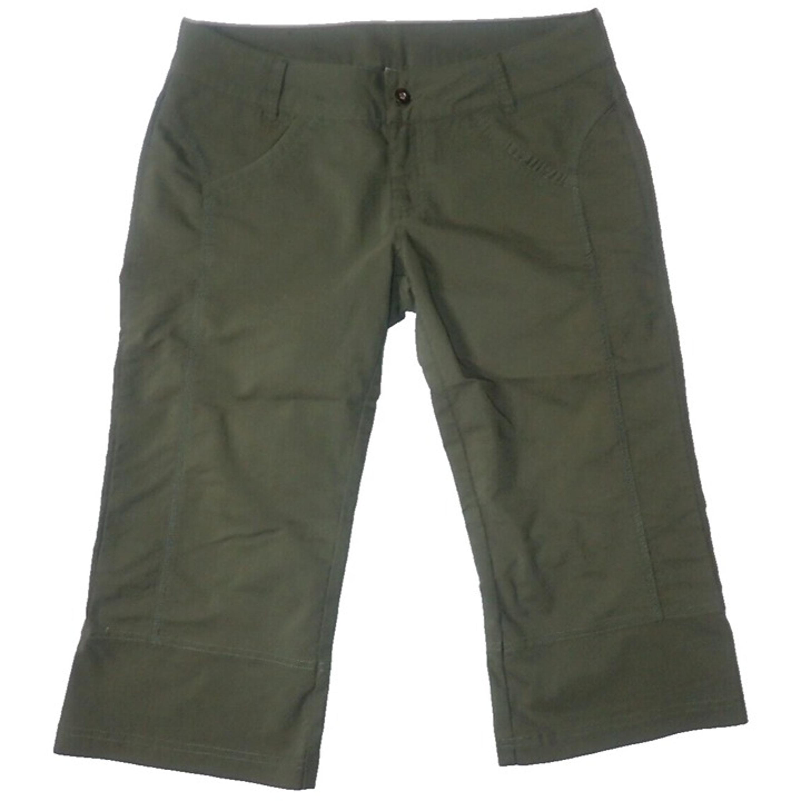 Prana Outdoor Activewear Cropped Capri Pants Olive Green Women S Gorpcore Hike