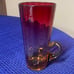 MT. WASHINGTON AMBERINA GLASS MUG 4 7/8” tall