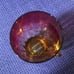 MT. WASHINGTON AMBERINA GLASS MUG 4 7/8” tall