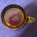 MT. WASHINGTON AMBERINA GLASS MUG 4 7/8” tall